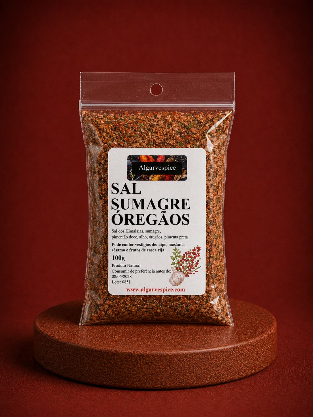 Sal dos Himalaias Sumagre & Orégãos