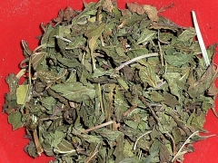 Peppermint, chopped leaves