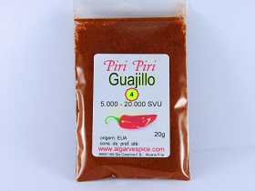 Chillies 'Guajillo', grained
